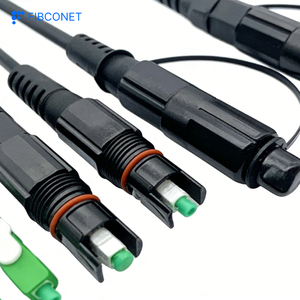 ขั้วต่อไฟเบอร์ออปติก FTTH FTTX แบบกันน้ำ IP68 SCAPC สำหรับใช้งานกลางแจ้ง รองรับ<span class=keywords><strong>สาย</strong></span>เคเบิลขนาด 2x3 มม. - Product Image 4
