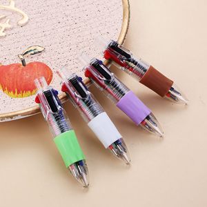 Simpatica Mini Penna a Sfera Retrattile a 4 Colori 0,7 mm con Pulsante, per Studenti e Diari (Penne con Punta in Vetro, Confezione Bulk) - Product Image 2