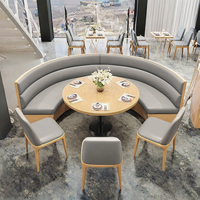 Canapé en bois de style moderne pour restaurant, traiteur, café, boutique, meubles de cabine durables et pour la maison, les hôtels