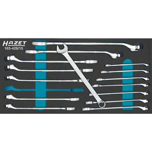 HAZET Jeu de clés mixtes 163-428/15 ∙ Profil de traction à 12 pans extérieurs ∙ 15 pièces ∙ 6 Dash-Dash 22 - Product Image 1