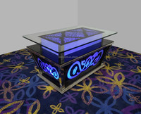 En gros moderne led KTV boîte de nuit discothèque café bar table ensemble tables de bar pour disco, tables de boîtes de nuit