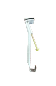 Vis rapide en aluminium 5 "support de gouttière de pluie cachée robuste crochets de Style K avec Clip - Product Image 3