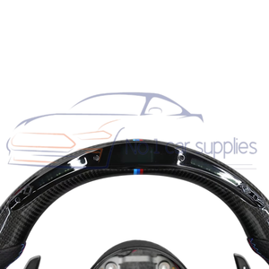 Volant en fibre de carbone à LED compatible avec F30 F35 F80 F20 F25 M2 M3 M4 avec garniture - Product Image 4
