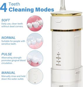 Portable 200ML <b>Mini</b> Electric Cordless for Adjustable Water Flosser IPX7 Waterproof Teeth/Braces Dental Cleaner - Product Image 2