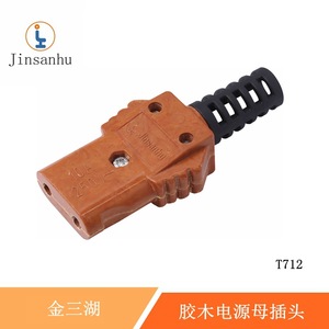 Jinsanhu Electrical <b>Plug</b> T716 250V 10A Copper Core 2 Outlets Standard Grounding For Audio <b>Lighting</b> Power Connection - Product Image 4