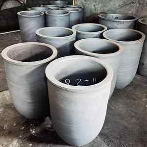 LN Hochreiner Siliziumkarbid-Tiegel Fabrik-Lieferung Feuerfester Tiegel zum Schmelzen Zusammengesetztes SiC-Ton-Keramikprodukt - Product Image 3