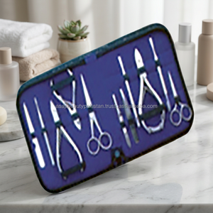 ASAP BEAUTY PAKISTAN Professional Manicure Pedicure <b>Kit</b> Set Multi-Functional Leather Pouch 7 1 Nail Clipper Gift Box Fast - Product Image 2