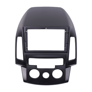 현대 i30 2009 MT용 차량 GPS 내비게이션 패널 9인치 화면 2 Din 안드로이드 대시보드 라디오 스테레오 패시아 패널 프레임 - Product Image 2