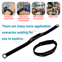 Bracelet intelligent programmable NFC, bracelet réglable, bracelet RFID intelligent, bracelet en silicone d'usine, bracelet personnalisé 13,56 MHz, taille personnalisée