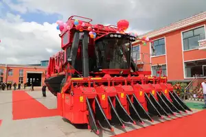 410 Kw Power Cotton Harvester Agricultural Machine Cotton Picker With 6 Rows