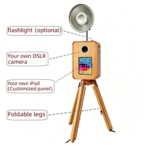 Cabina Fotografica DSLR con Schermo Touch da 18,5 Pollici, Treppiede Pieghevole, Compatibile con iPad e <span class=keywords><strong>Telefono</strong></span>, Wi-Fi, Stampa Istantanea, Portatile per Matrimoni e Feste - Product Image 5