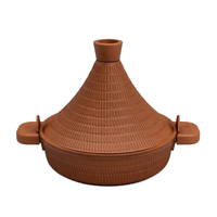 Tajine léger en aluminium moulé sous pression pour la cuisson quotidienne sur gaz ou induction, pot à tajine compact antiadhésif