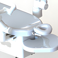 Robot de massage IA à 3 bras avec table et panneau de contrôle tactile, ajustement automatique de la zone et de la force de massage ; à utiliser dans les salles de sport, les spas, les hôtels, les centres sportifs