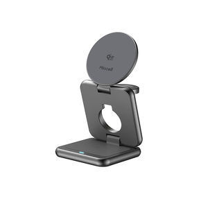 <span class=keywords><strong>Cargador</strong></span> Inalámbrico Magnético y Soporte Plegable Miccell 3 en 1 Qi2.2 de 25 W con Carga Rápida <span class=keywords><strong>para</strong></span> Reloj Inteligente y Teléfono Móvil - Product Image 2