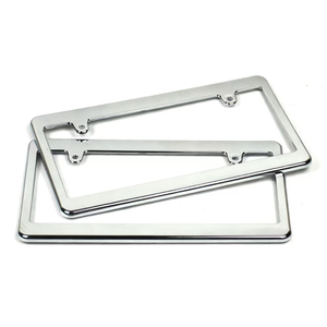 Cadre <span class=keywords><strong>de</strong></span> plaque d'immatriculation <span class=keywords><strong>de</strong></span> <span class=keywords><strong>voiture</strong></span> Longyang Business Style 125g léger en plastique ABS, ajustement universel pour plaque japonaise avant/arrière - Product Image 2