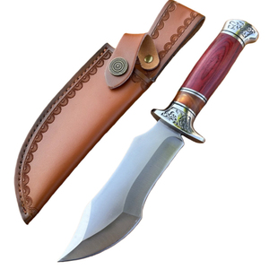 Cuchillo de Supervivencia Hare de Alta Calidad con Hoja Fija de Acero Inoxidable, Mango de Madera Industrial para Camping y Uso Industrial, DIY OEM, Punta de Gota, 200mm 4mm - Product Image 1