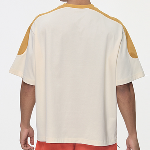 Camiseta de Manga Corta para Hombre de Alta Calidad, Corte Amplio y Recto, Secado Rápido, Tacto Fresco, Diseño Color Block 7A, Antibacteriana - Product Image 6