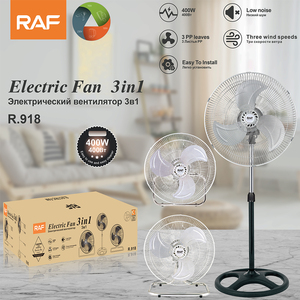 Ventilador de Pie Eléctrico RAF de <span class=keywords><strong>3</strong></span> Velocidades con Inclinación Ajustable, Ventilador de Pedestal de 16 Pulgadas - Product Image 2