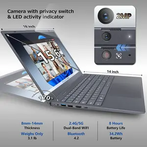 New Design 15.6'' Intel Notebook N5095 Win11 Laptop Computer China Factory Cheap Gaming Laptop Computers Laptops And Desktops