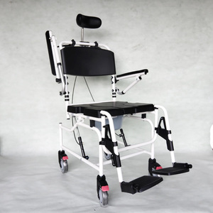 Silla de ducha OEM de aleación de aluminio con capacidad para 250 kg y ruedas para baño y uso de personas mayores - Product Image 3