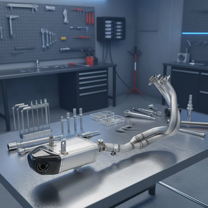 Nuevo Sistema de Escape Completo para Motocicleta 650 Z650 2017-2022 <span class=keywords><strong>ER6N</strong></span> ER6F 2012-2016, Tubo de Escape - Product Image 4