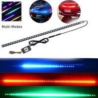 Neue KLNT Fernbedienung Scanning Strobe Flash Warn lampe Auto Atmosphäre Lichtst reifen RGB Bunt 5W 6V