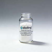 Capsules de calcium, magnésium, zinc et vitamine D3 en marque privée, améliorent l'immunité, dose et capacité de la bouteille personnalisables