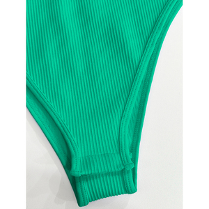 Wintu venta al por mayor de las mujeres de otoño sin mangas transpirable de secado rápido Spandex/Nylon cuello cuadrado elegante monos de una pieza gimnasio - Product Image 6