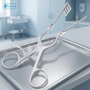 Écarteur chirurgical gynécologique manuel en acier inoxydable F8-510 16,5 cm, instrument de classe I certifié CE, ensemble d'instruments - Product Image 2