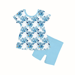 Bestseller <span class=keywords><strong>Pigiama</strong></span> per Bambine, Set Due Pezzi con Maglietta a Maniche Corte e Pantaloncini, Abbigliamento da Notte per Bambine - Product Image 4