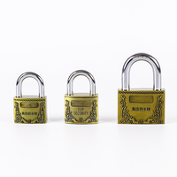 Cadenas vintage antidérapant en alliage de zinc avec 3 clés, taille personnalisée, vente chaude sur le marché kényan, sécurité