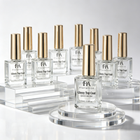 Top Coat Séchage Rapide pour Ongles - Texture Transparente Effet Brillant - Protection Longue Durée Qualité Salon