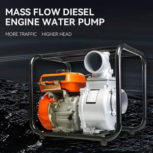 2-Inch çıkış 3-Inch çıkış taşınabilir dizel motor su pompası bakır dökme demir inşaat sulama güçlendirici vakum kullanımı için - Product Image 5