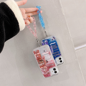 Coque pour Huawei <span class=keywords><strong>Honor</strong></span> 80 Pro 70 60SE 50SE N0va 9 10 Magic 4 P50 Liquid Quicksand Bear Cover pour Xiaomi 13 Redmi Note 12 <span class=keywords><strong>K50</strong></span> Pro - Product Image 2