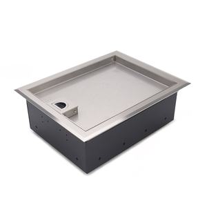 Sistema de Caja de Piso Impermeable para Cables de Alimentación y Datos de Alta Resistencia en Acero Inoxidable para Instalaciones en Hormigón y Pisos Elevados - Product Image 3