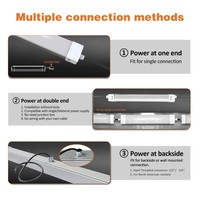 Luz LED Tri-Proof de Bajo Voltaje DC 24V, Carcasa de Aluminio Impermeable IP66, 1200mm 40W, Segura, Industrial, Lineal, Hermética, IK10