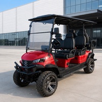 Voiturette de golf électrique pour parc aquatique, 2, 4 ou 6 places, moteur AC 72V 7.5KW, batterie au lithium, pour navette de visiteurs aquatiques, homologuée DOT