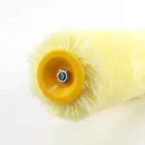 Египетские Горячие ролики высокое качество и низкая цена акриловая роликовая щетка с желтой пластиковой ручкой