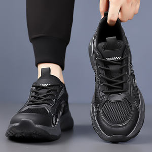 รองเท้าวิ่งน้ำหนักเบาใส่สบายสำหรับผู้ชายระบายอากาศได้ดีตาข่ายด้านบนนุ่มรองรับแรงกระแทกทนทานทันสมัยสำหรับฤดูใบไม้ผลิ - Product Image 5