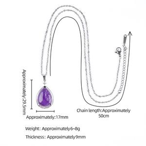 Joyería de Cristal <span class=keywords><strong>Natural</strong></span> de Buena Calidad y a la Moda, Colgante Multimaterial para Decoración, Gran Venta - Product Image 4