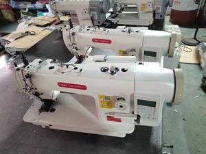 Machine à coudre industrielle VMA électronique à alimentation supérieure et inférieure, point noué, entièrement automatique, robuste - Product Image 1