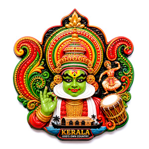 Imán de Resina de Alta Calidad para Refrigerador con Diseño de Goa, India, Exquisito Adorno Artesanal con Forma de Concha y Escena de Playa, Recuerdo de Viaje - Product Image 3