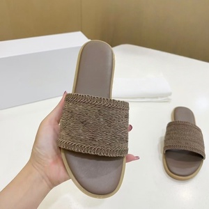 Sandalias de Playa Tejidas Étnicas para Mujer, Verano 2026, Planas, con Suela Suave de EVA, Antideslizantes, Cómodas, para Exteriores - Product Image 5