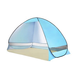 Abri solaire automatique économique, tente de plage extérieure <span class=keywords><strong>Pop</strong></span>-Up, personnalisation OEM ODM, ouverture rapide, tente de Camping de plage - Product Image 1