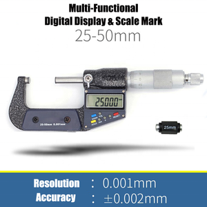 Dual Purpose Type Digitaal Buiten <span class=keywords><strong>Micrometer</strong></span> Set Schroefmeter Buiten <span class=keywords><strong>Micrometer</strong></span> Set - Product Image 3