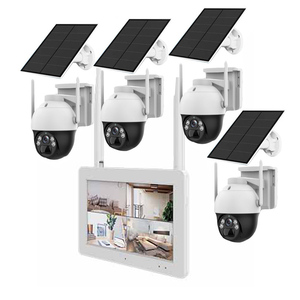 4chs ip-pro 3.0 mégapixels Wifi NVR avec moniteur IP Wifi dôme CCTV réseau Ipsy batterie solaire caméra de Surveillance de secours - Product Image 1