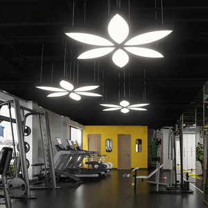 Luminaire suspendu LED doré, corps en acier inoxydable, hauteur réglable, lumière blanc chaud 3500K, lampe de plafond pour salon, CRI 90, garantie 5 ans - Product Image 6