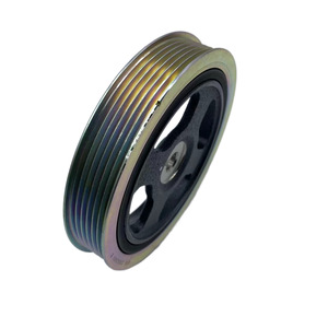 พูลเลย์สายพานวี 23124-2B000 ร่องเดี่ยวเหล็ก สำหรับรถยนต์ฮุนได เกีย - Product Image 3