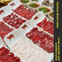 Assiette de service rectangulaire empilable en mélamine écologique BST de qualité alimentaire pour plateau de viande, idéale pour les restaurants de bœuf et les plats chauds