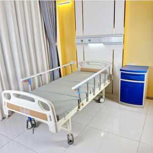 Letto Ospedaliero Pieghevole Manuale per Pazienti Anziani con Letto per Assistenza Domiciliare e Barella con Protezione in Acciaio Inossidabile - Product Image 1